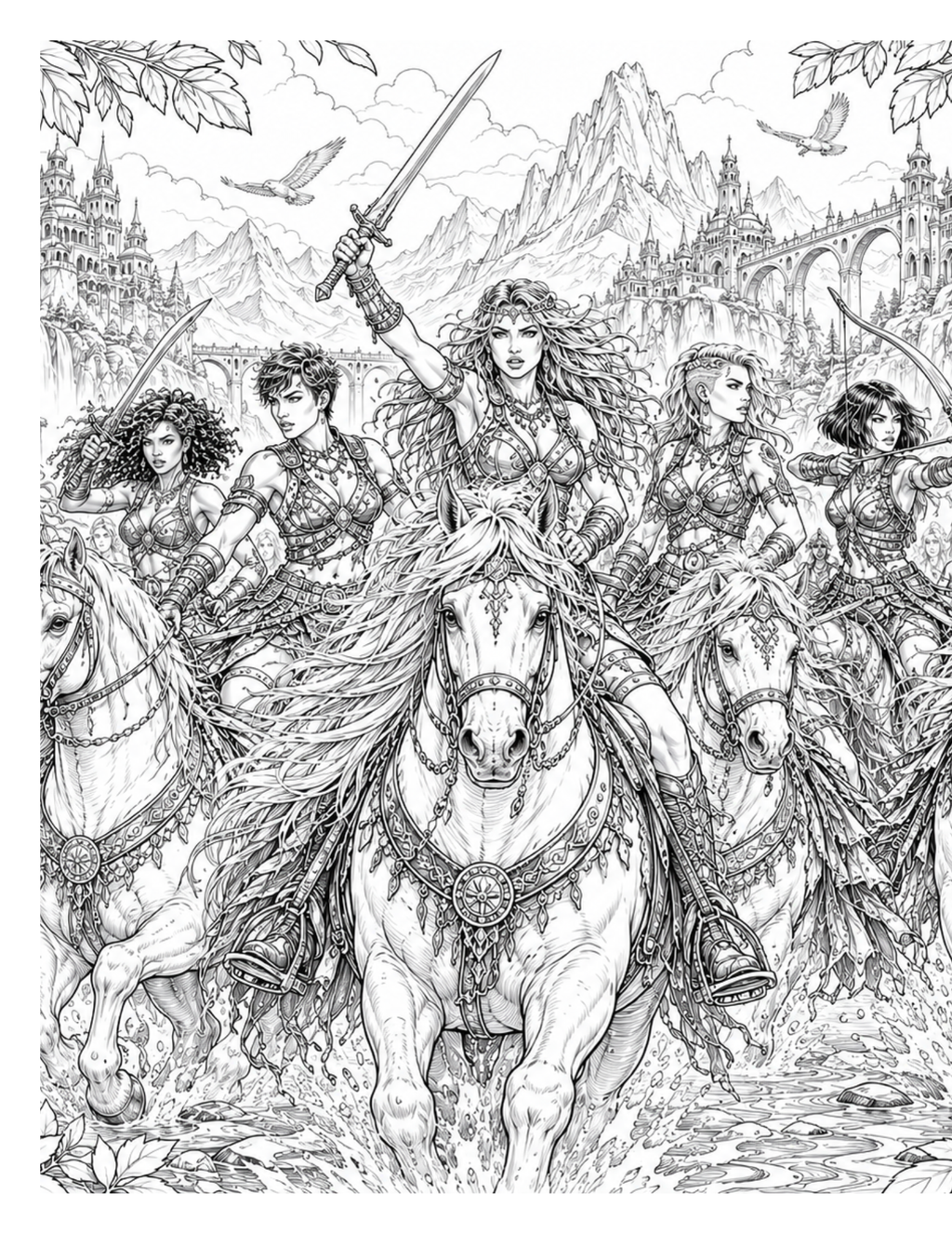 Enchanting Fantasy Coloring Book for Adults
