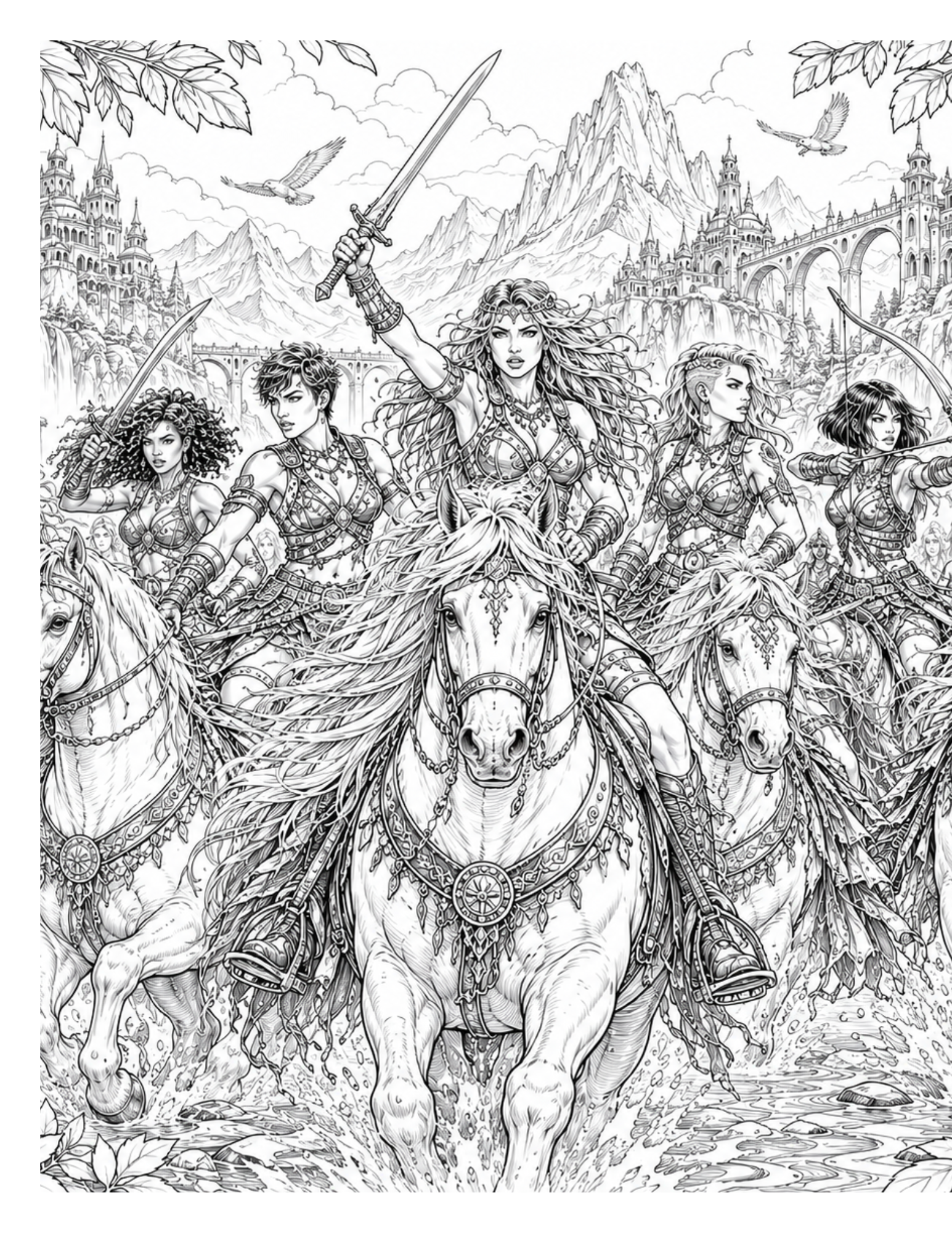 Enchanting Fantasy Coloring Book for Adults