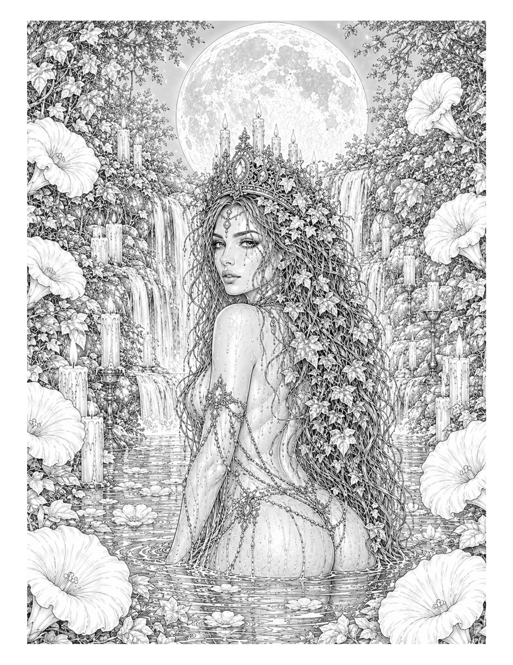 Enchanting Fantasy Coloring Book for Adults