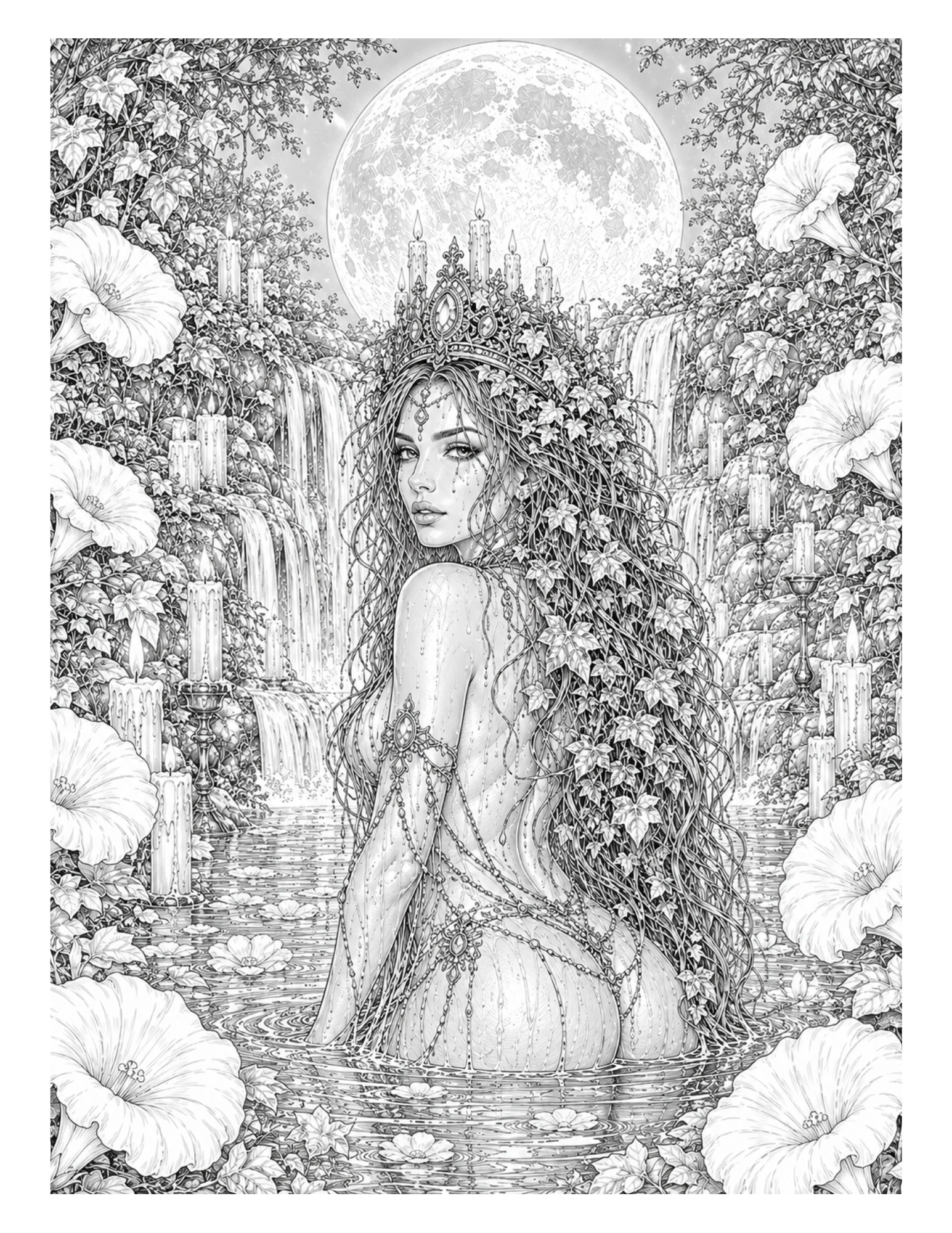 Enchanting Fantasy Coloring Book for Adults