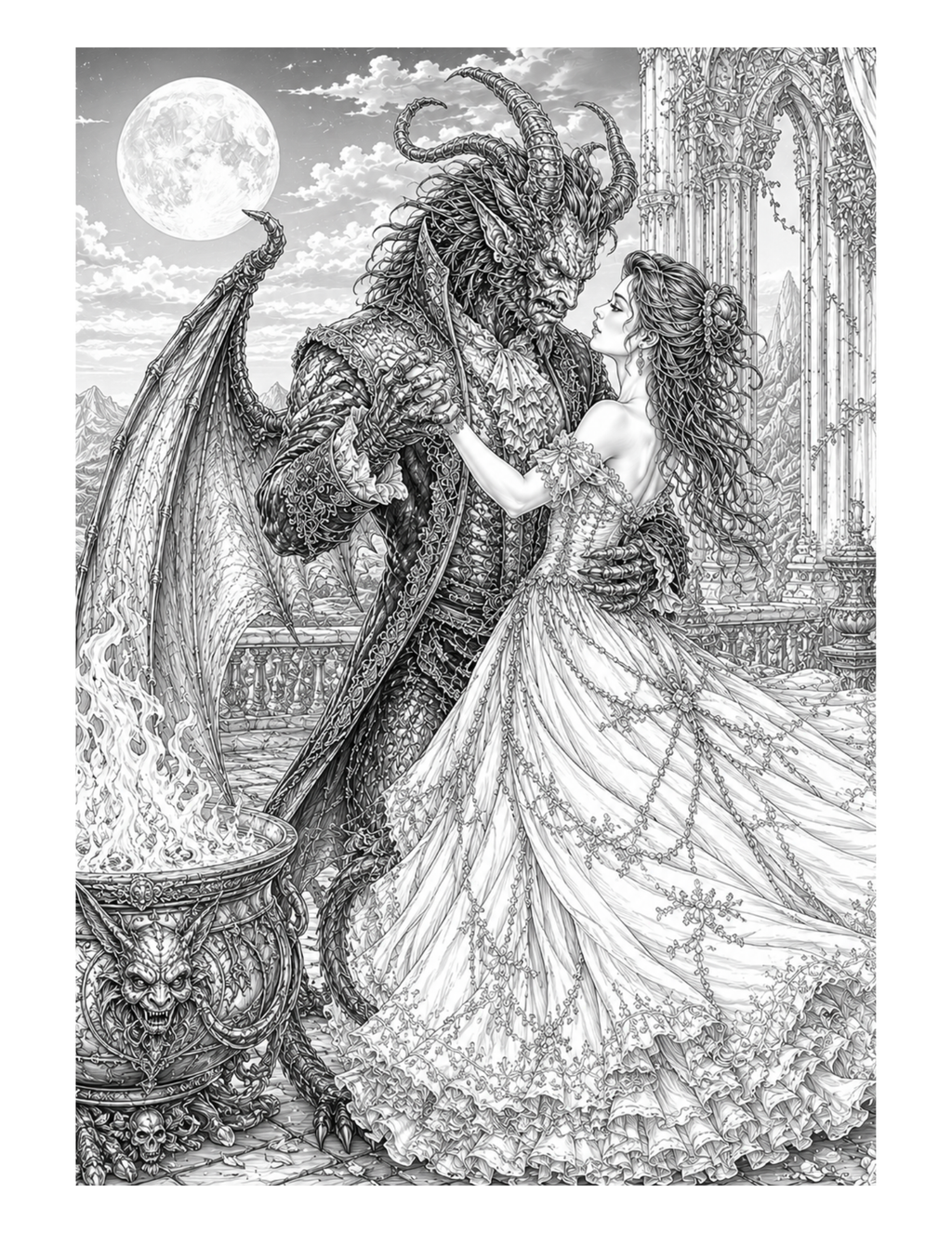 Enchanting Fantasy Coloring Book for Adults