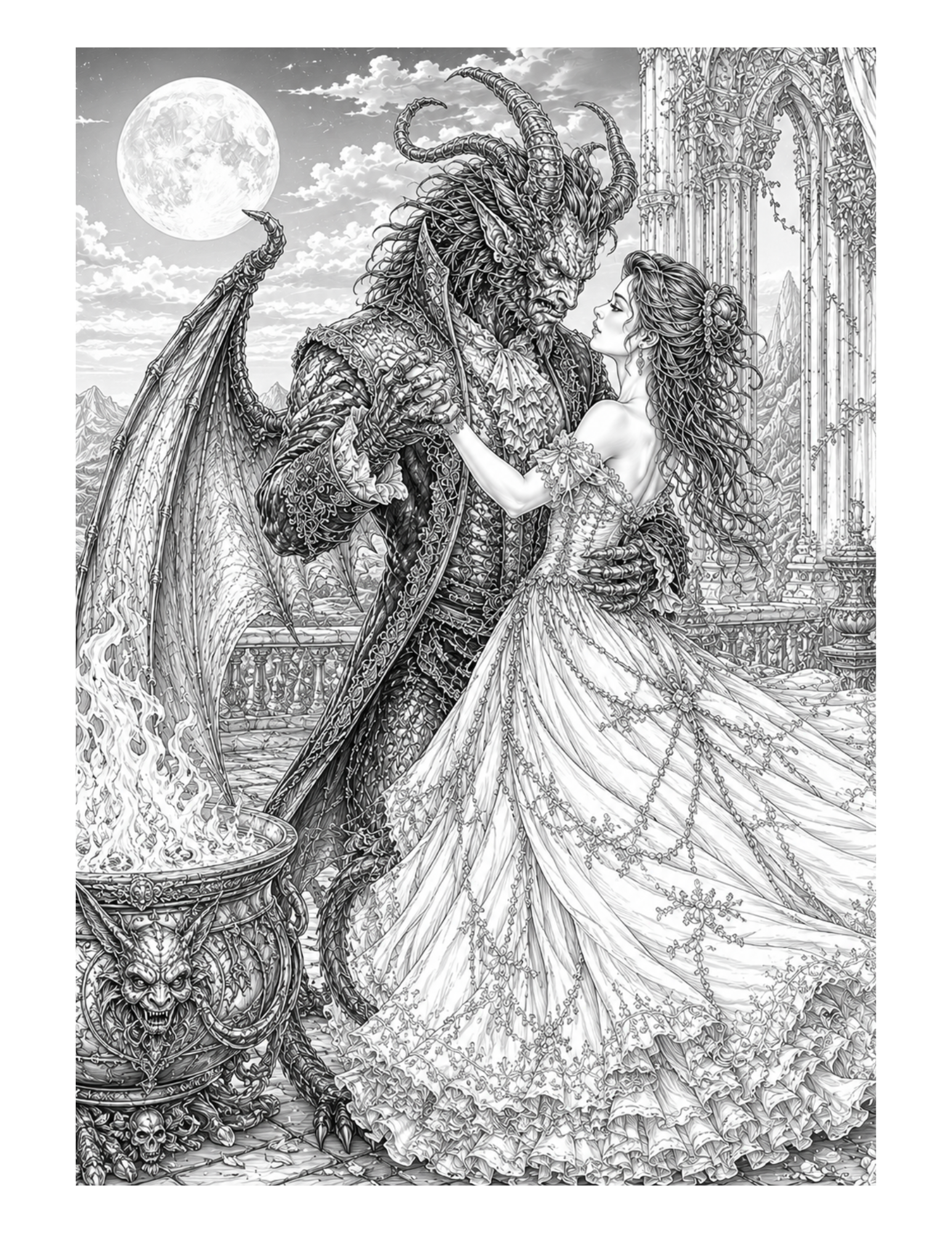 Enchanting Fantasy Coloring Book for Adults
