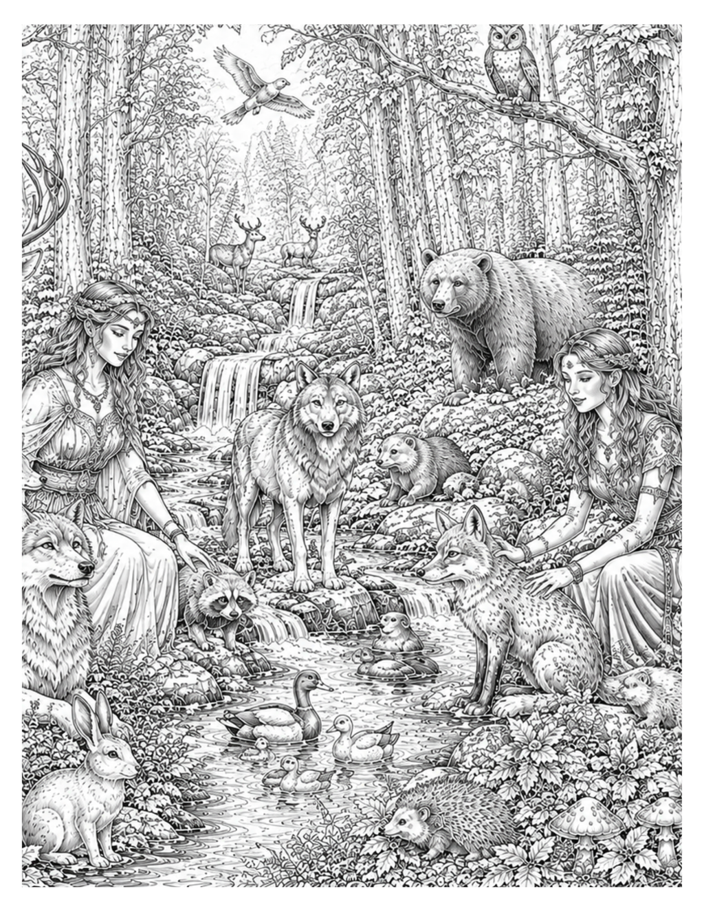 Enchanting Fantasy Coloring Book for Adults