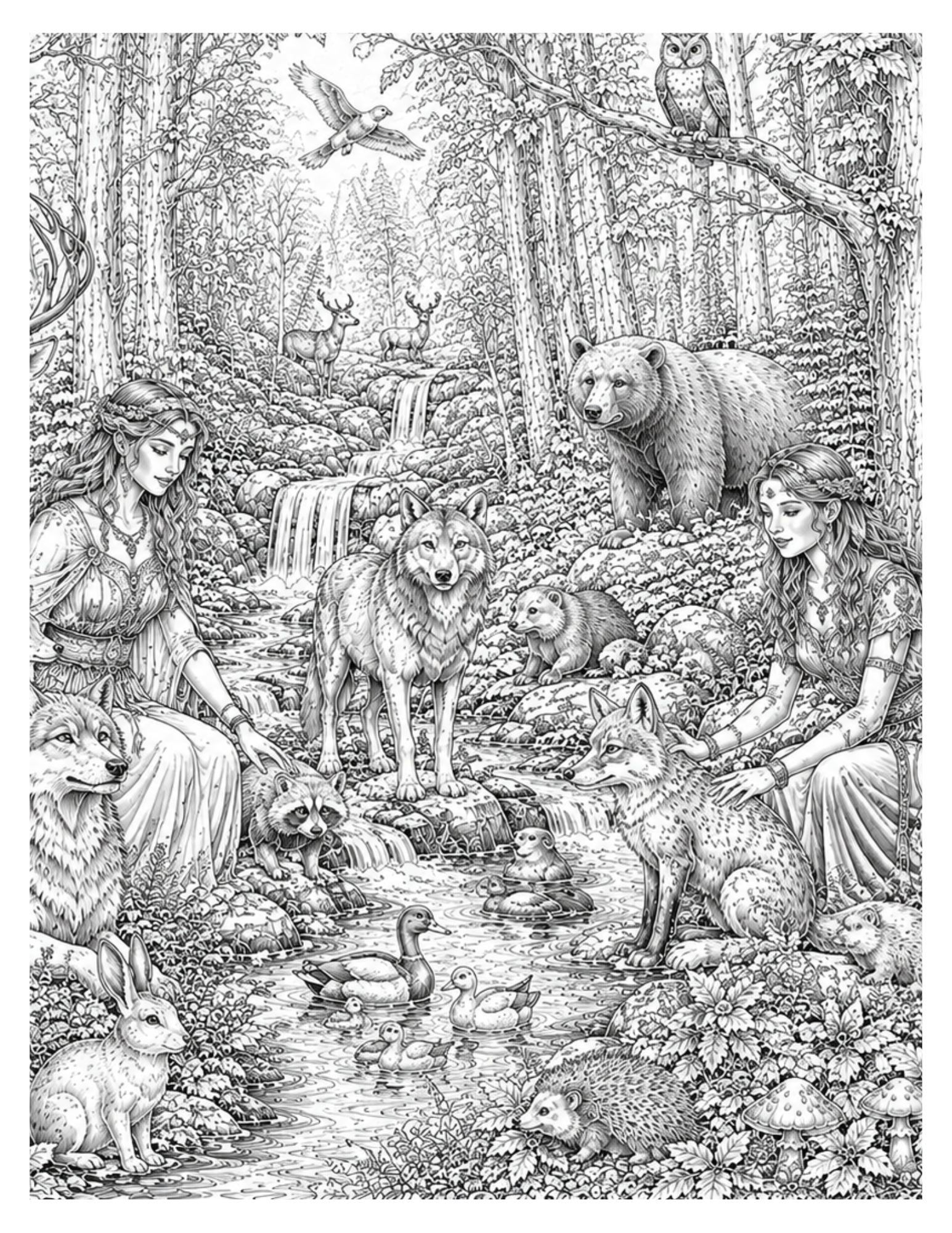Enchanting Fantasy Coloring Book for Adults