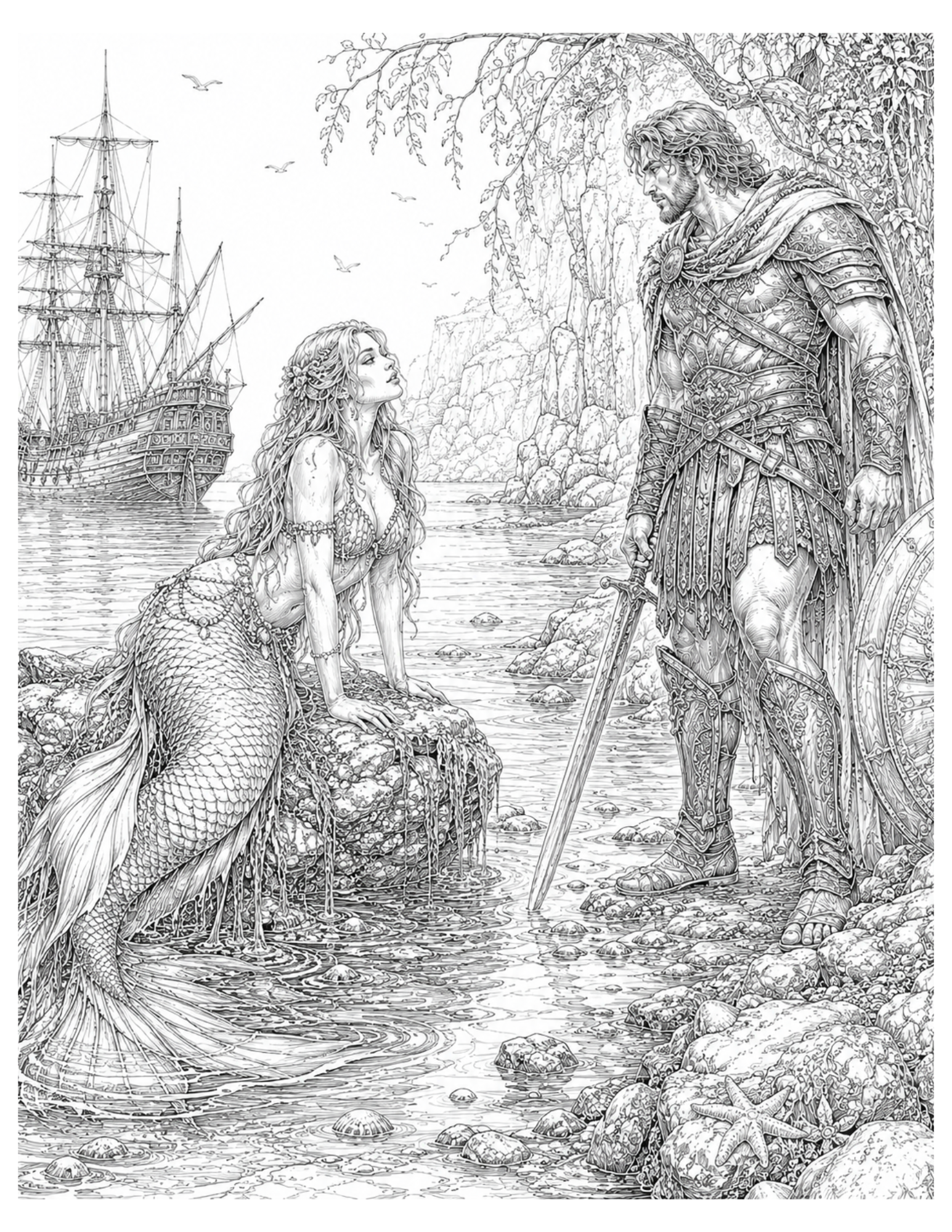 Enchanting Fantasy Coloring Book for Adults