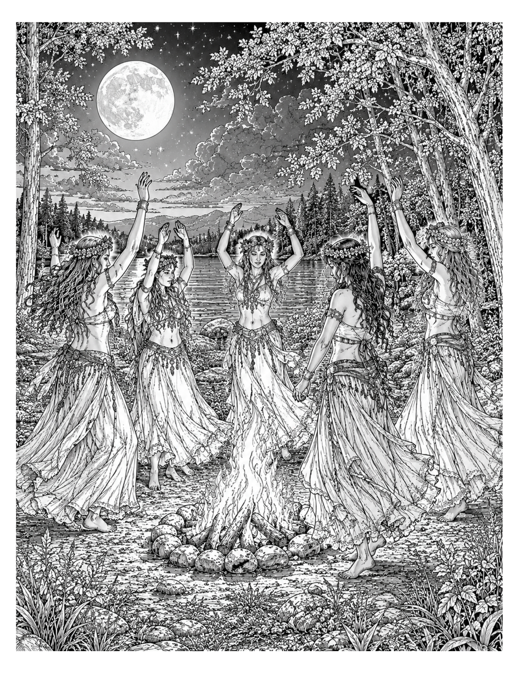 Enchanting Fantasy Coloring Book for Adults