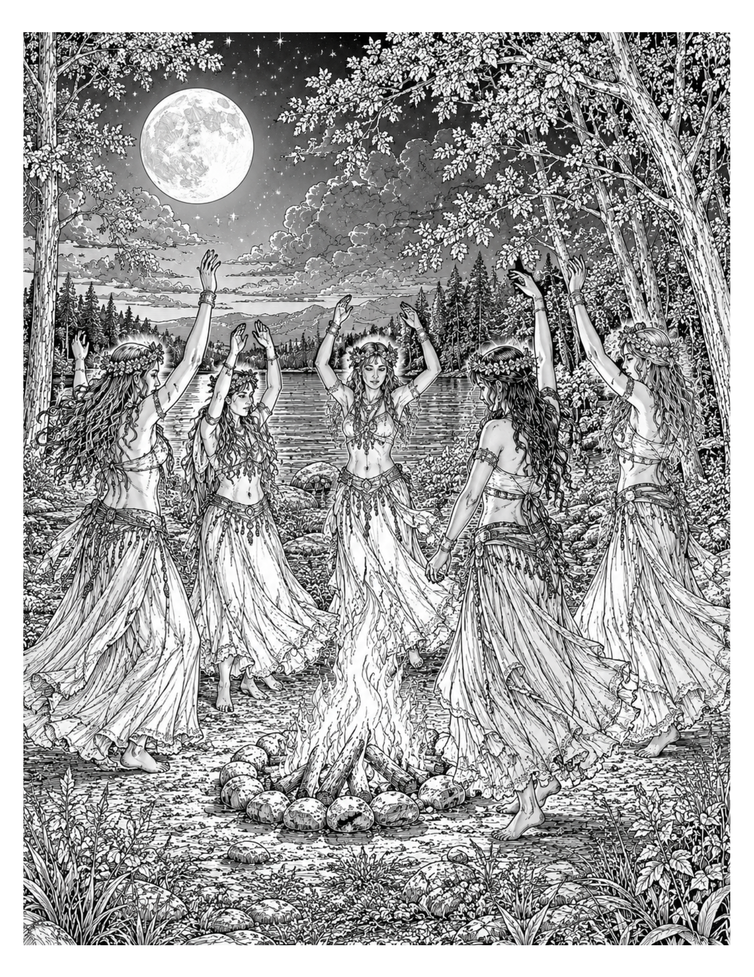 Enchanting Fantasy Coloring Book for Adults