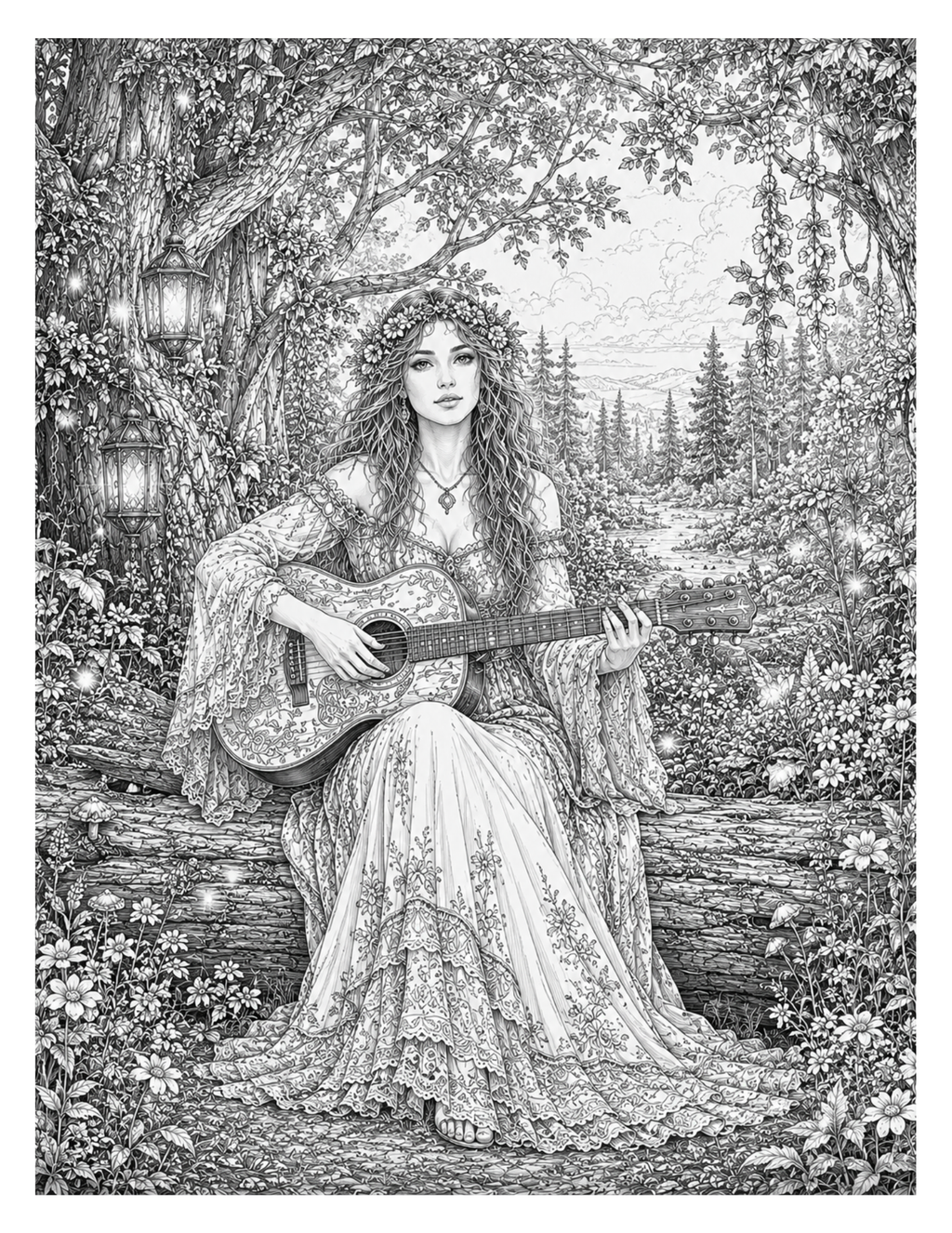 Enchanting Fantasy Coloring Book for Adults