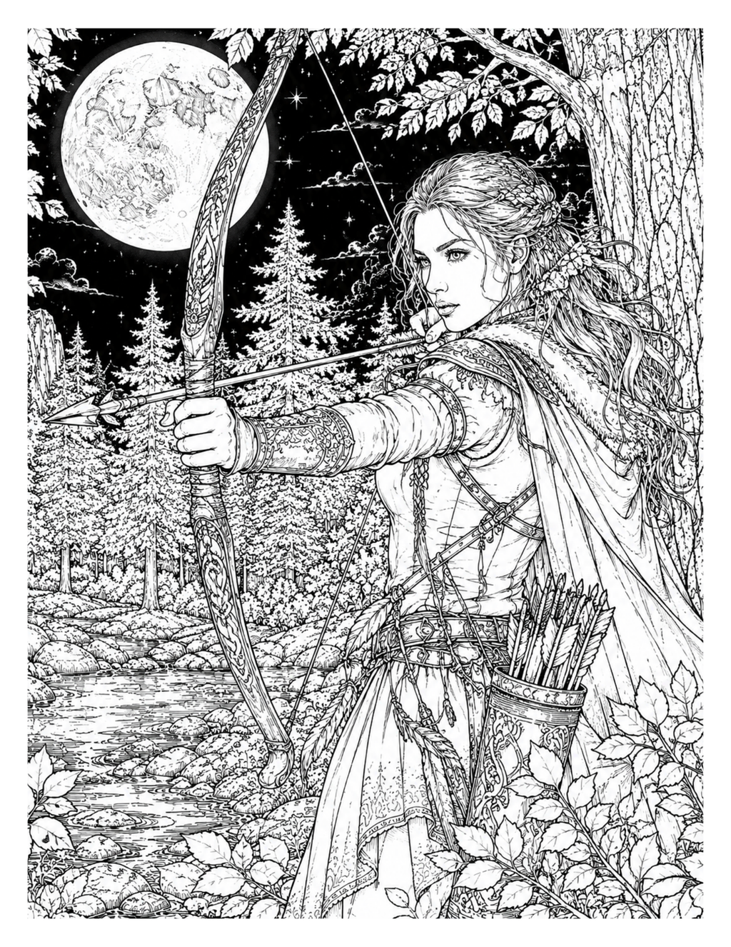 Enchanting Fantasy Coloring Book for Adults