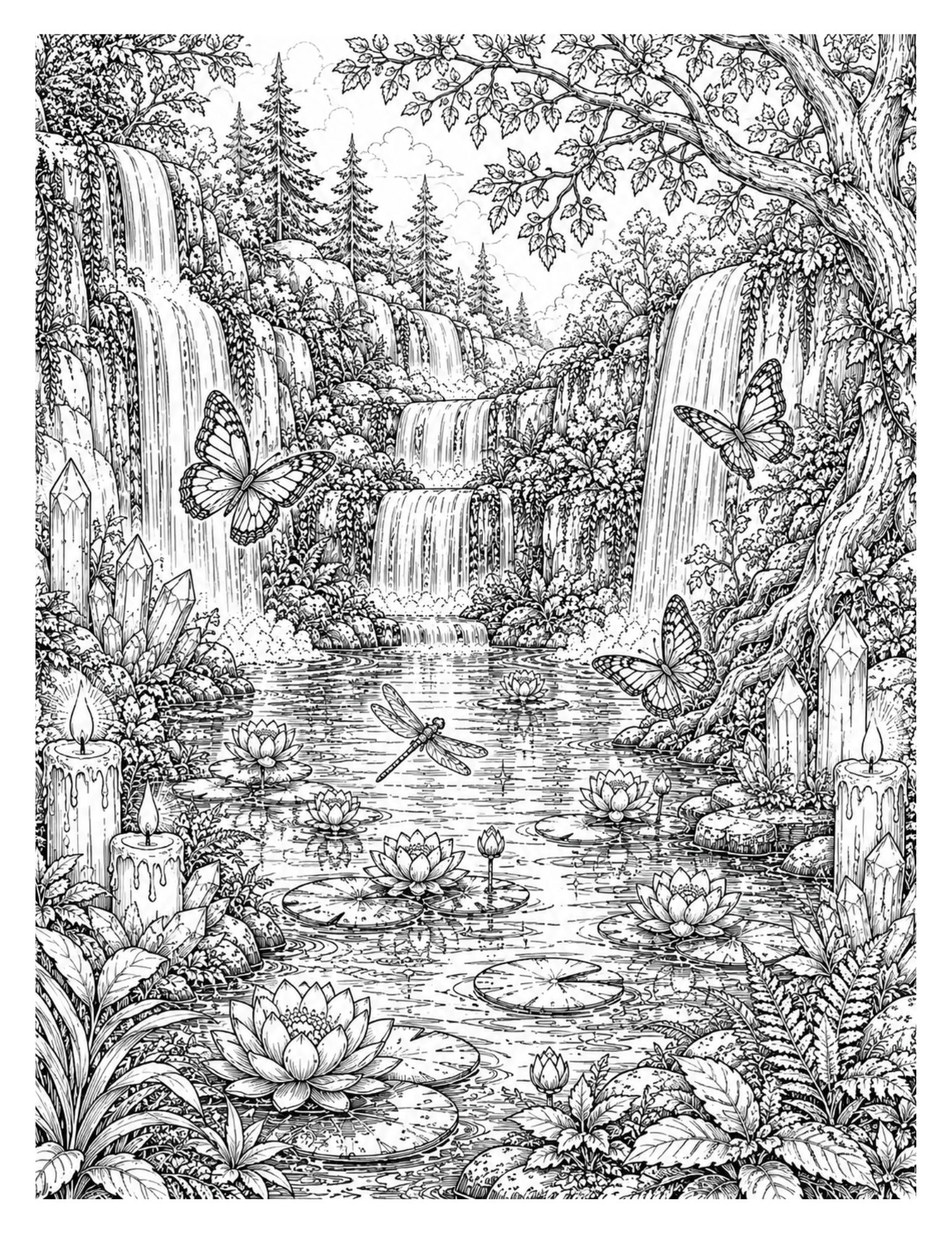 Enchanting Fantasy Coloring Book for Adults