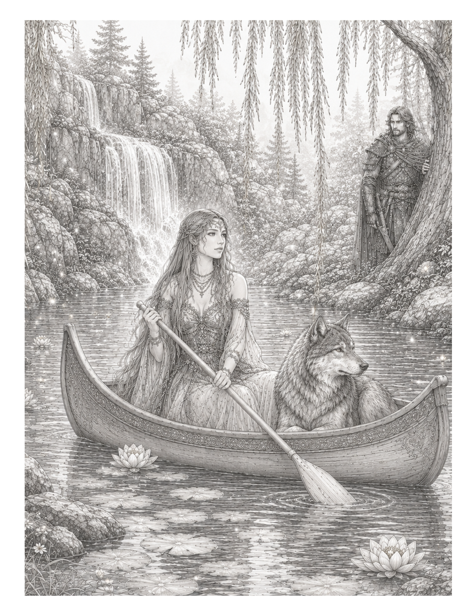 Enchanting Fantasy Coloring Book for Adults