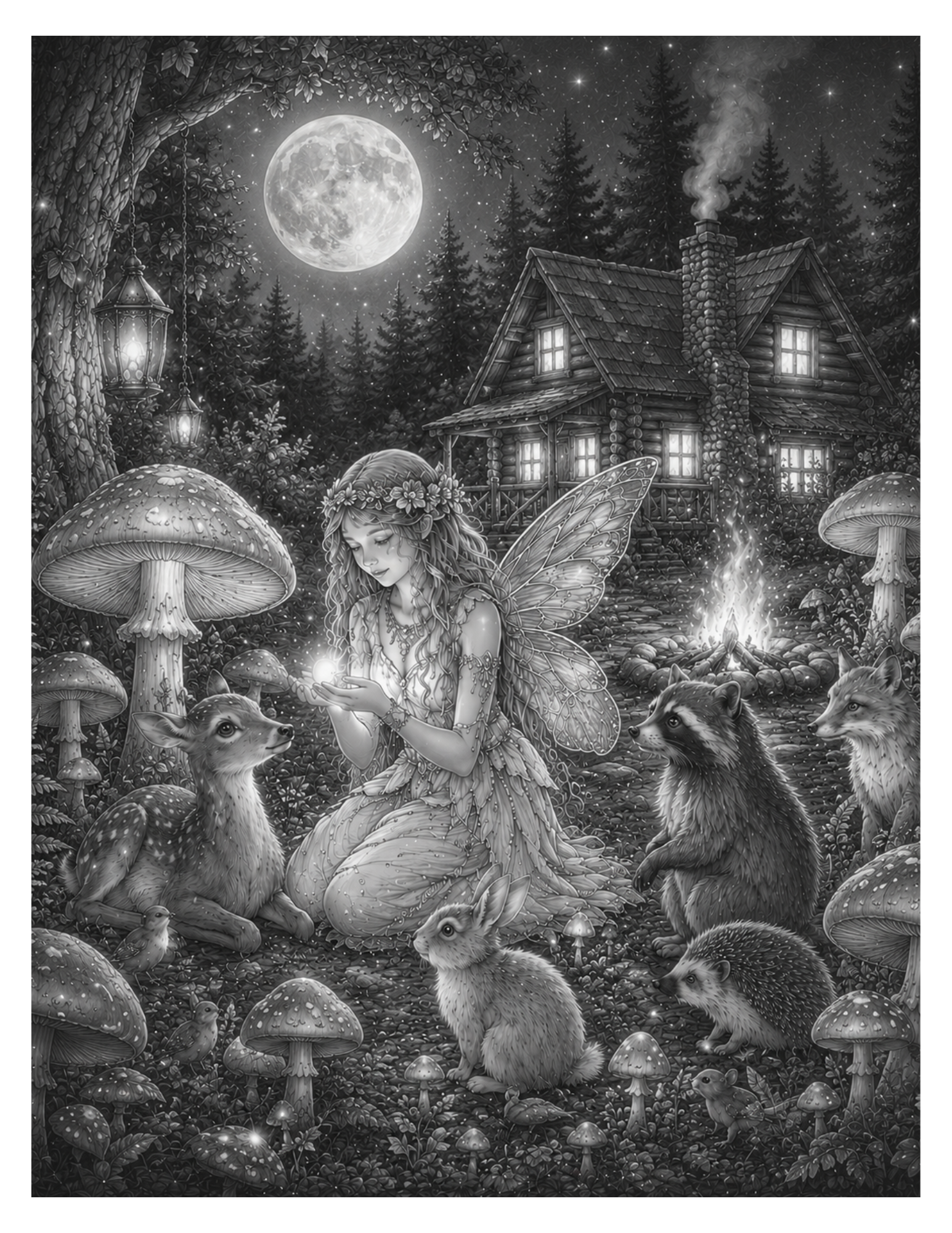 Enchanting Fantasy Coloring Book for Adults