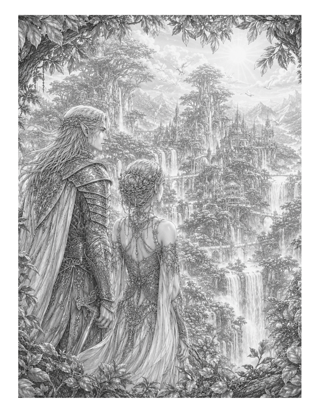 Enchanting Fantasy Coloring Book for Adults