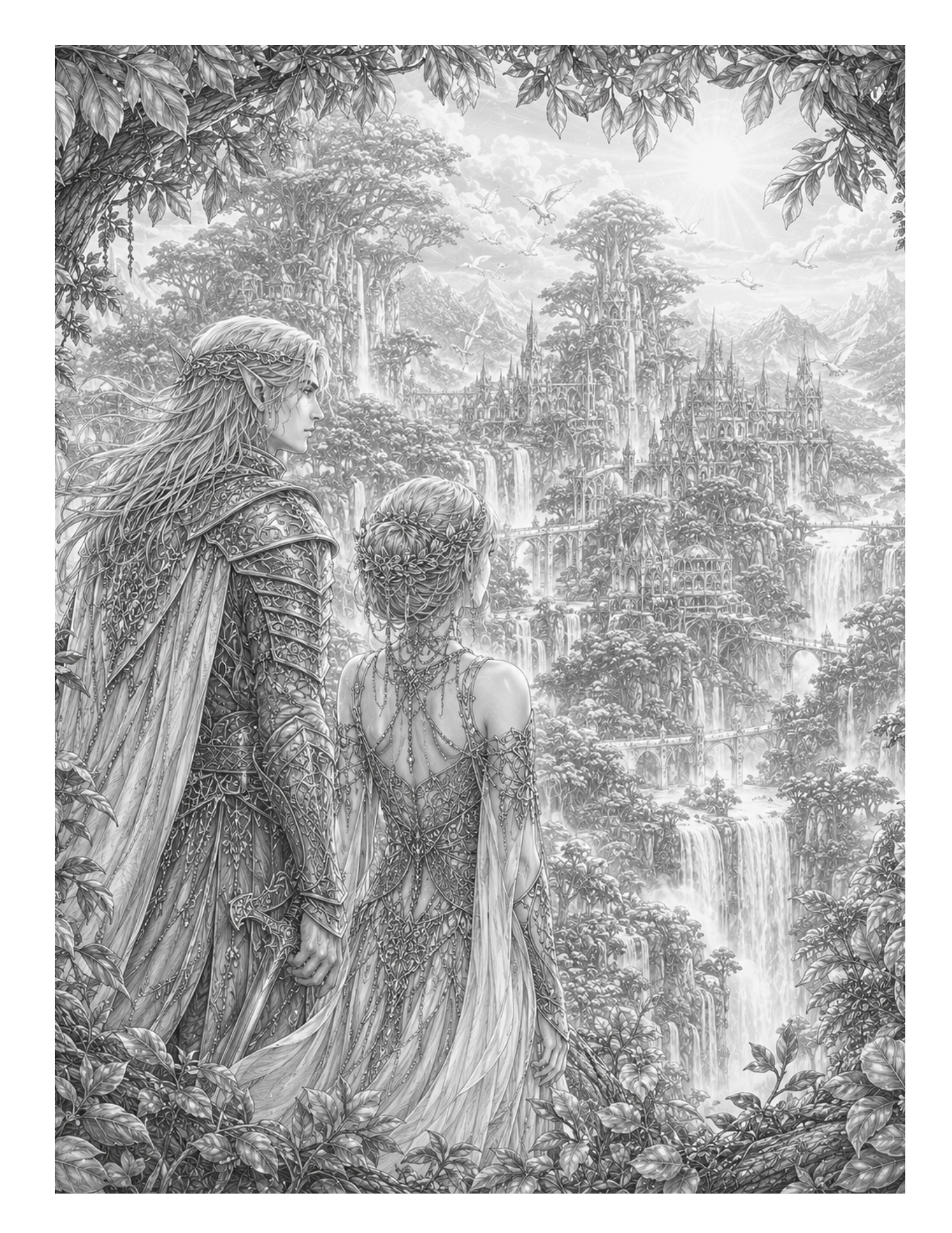 Enchanting Fantasy Coloring Book for Adults